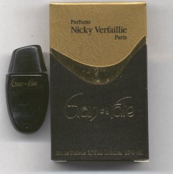 Grain de Folie Eau de Toilette Miniature 3.75ml Black Bottle/Nicky Verfaillie, Paris