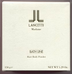 Lancetti Madame Perfumed Body Powder/Schiapparelli Pikenz, Italy