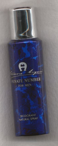 Private Number for Men Deodorant Spray/Etienne Aigner